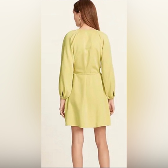 NEW! J. Crew Drapey wrap mini dress in black🖤 - Picture 8 of 8